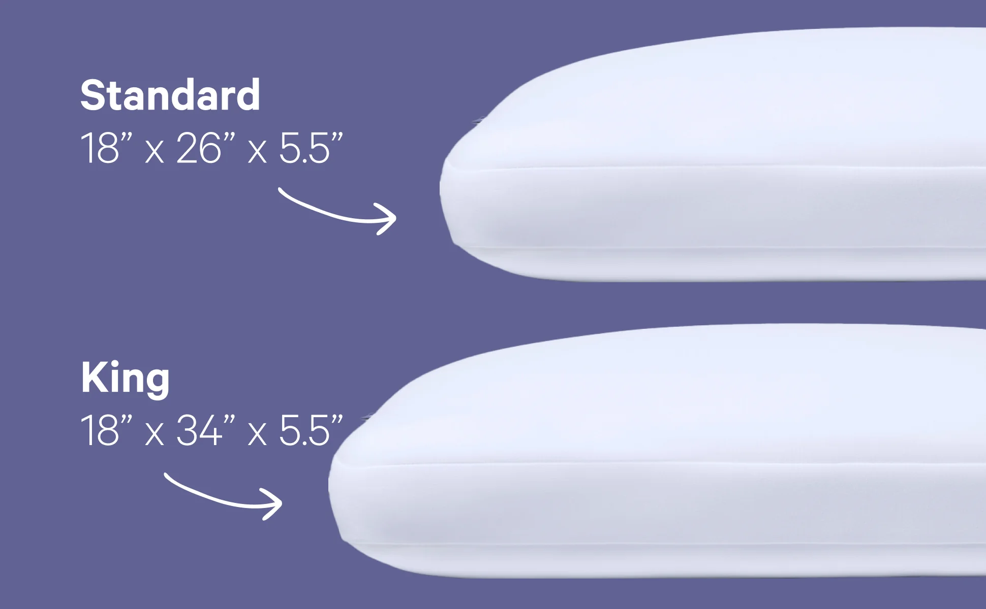 Foam Pillow with Snow Technology Double Pack - Image 5